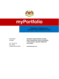 Enter your personal details below: My Prtfolio Pemandu H11