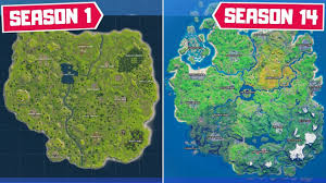 Fortnite chapter 2 season 4 (image credits: Evolution Of The Entire Fortnite Map Chapter 1 Season 1 Chapter 2 Season 4 Youtube