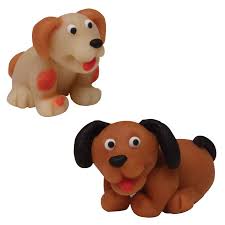 2 Chiens En Pate D Amande Pour L Anniversaire De Votre Enfant Annikids Pate D Amande Amande Chien