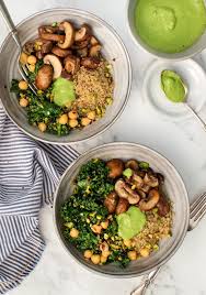 Kale Pesto Mushroom Pistachio Bowls Recipe Love And Lemons Recipe Whole Food Recipes Vegetarian Recipes Kale Recipes