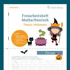 Freiarbeitsheft Zum Thema Halloween Mit Aufgaben Fa R Die Vorschule Zu Verschiedenen Themen Zum Einfachen In 2020 Vorschule Arbeitsblatter Fur Die Vorschule Halloween