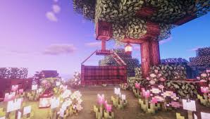 I am thinking about optifine, rwg, streams, better animals models, more animal colours from quark, shaders, dynamic surroundings, dynamic lights, better foliage . Minecraft Cottagecore Just Wanna Hold Hands In The Minecraft Tree Swing