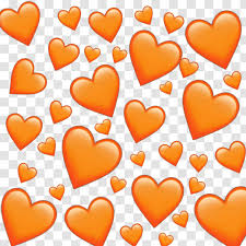 Heart png download clip art clip art. Heart Emoji Background Red Peach Text Transparent Png