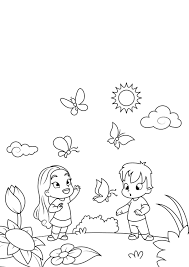 In diesem artikel wollen wir ihnen viele schöne ideen für bilder zum ausmalen für kinder, oder auch für erwachsene, geben. Malvorlage Fruhling Sommer Kommt Kostenlose Ausmalbilder Zum Ausdrucken Bild 30944