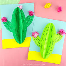 They have built in coordinated papers that already made to go with each other. Paper Cactus Craft I Heart Crafty Things