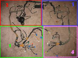 We created our harness to be easily adaptable and comes wired for waste spark. 1993 Front Harness Annotated Connector Pictures Rx7club Com Mazda Rx7 Forum