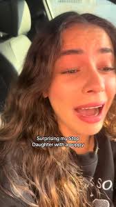 The puppy she needed and didn’t even know it ❤️, #stepdaughter #coparenting  #momlife #fbreelsfypシ゚viralシ #family