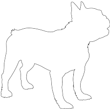 Some bulldogs are quite small weighing less than 25 lbs, however, dogs in this breed on average, weigh 28 lbs. French Bulldog Silhouette Kostenlose Vektor Silhouetten Creazilla