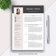 They love stories much more than raw data sheets!) plus, a great cover letter that matches your resume will give you an advantage over other candidates. Editable Resume Template Simple Cv Modern And Creative Resume Design Word Resume Cover Letter Instant Download Bridget Allcupation Optimized Resume Templates For Higher Employability