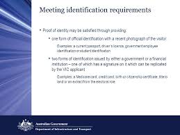 Visitor Identification Cards Information for visitors to secure areas of  airports Identity Security Section Office of Transport Security (OTS)