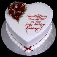 Birthday Simple Heart Shape Cake Design Heart Shaped Anniversary Cake Ideas And Designs 40th Anniversary Cakes Simple Anniversary Cakes 40th Wedding Anniversary Cake