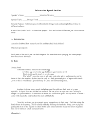 An outline template to help organize your presentation; Informative Speech Outline