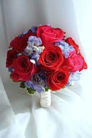 How to make a cascading wedding bouquet with faux flowers | silk scapes. Flowers 3 Gorgeous Wedding Bouquet Wedding July 4th Wedding