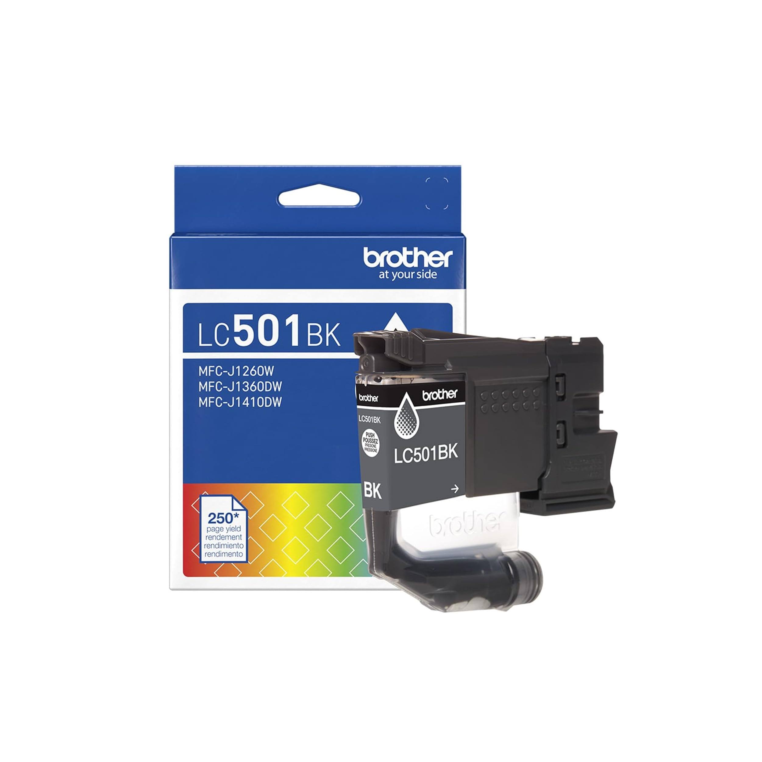 Brother lc501bks Standard Yield Black Ink Cartridge