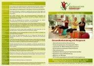 Ideale sportarten bei arthrose sind wandern, nordic walking, radfahren, yoga, schwimmen, wassergymnastik, skilanglauf oder golf. Kursplan 10 2011 Racket Inn