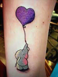 Purple Elephant Tattoo For Alzheimer S Novocom Top