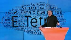 Foi uma explosão, a emoção da transmissão, aquele 'tetra', aquele grito ridículo. Galvao Bueno Revela Origem Do Famoso Bordao Sai Que E Sua Taffarel