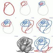 Rosen Zeichnen Rosen Zeichnen Rosen Zeichnen In 2020 Flower Sketch Pencil Flower Drawing Tutorials Roses Drawing
