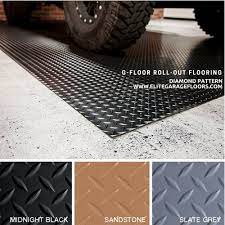 G Floor Roll Out Vinyl Floor Covering Diamond Pattern Comes In Black Sandstone Or Grey Made In Usa Comes With Life G Floor Vinyl Garage Flooring Flooring