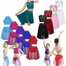 We have beautiful items at great prices. Clothing Shoes Accessories Girls Kids Lyrical Modern Dance Wear Glittery Outfit Set Sequins Show Costumes Other Kids Dancewear