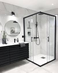 Black And White Master Bathroom Ideas Bo Og Reis On Instagram God Helg Na Er Mannen Og Henter Ny Tv Var Gamle Har Klikket Ellers Sa Gleder Jeg Meg Til A Male Baderomsinterior Hus Interior