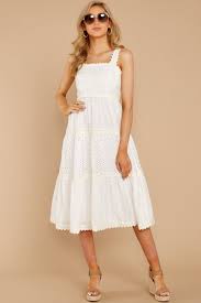 Who Goes There White Eyelet Midi Dress In 2020 Dresses Lace White Dress Eyelet Lace Dress