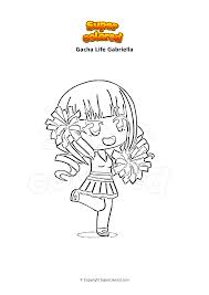 Pictures of gabriella coloring pages and many more. Coloring Page Gacha Life Gabriella Supercolored Com