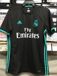 Adidas real madrid home soccer jersey. Adidas Real Madrid Away Jersey 2017 18 Black And Blue Size Small Only 191022442715 Ebay