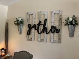 Gather Sign Dining Room Farmhouse Farmhousedecor Gather Sign Dining Room Sconces Dining Room Front Room Decor