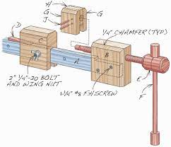Yaetek wood gluing pipe clamp. Wooden Bar Clamp Popular Woodworking Magazine