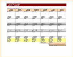 New Meal Planning Template Excel Xls Xlsformat Xlstemplates Xlstemplate
