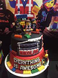 Lego movie party lego movie cake lego movie birthday movie cakes 4th birthday birthday ideas lego film mini tortillas bolo lego. Lego Movie 2 8 Birthday Icing Cake Topper Home Furniture Diy Other Cake Decorations Cake Toppers Redhot Cl