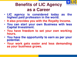 Career As Lic Agent