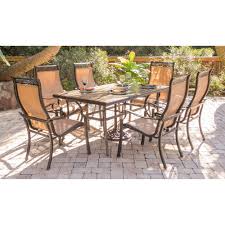Beautiful lounge sets & accessories. Hanover Mondn7pc P Mondn7pc Monaco 7 Piece Rust Free Aluminum Patio Dining Set Outdoor Furniture Tan Dining Sets Patio Furniture Sets Fcteutonia05 De