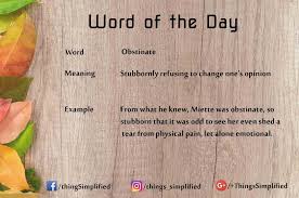 Word Of The Day Thingssimplified English Vocabulary Learning Wordoftheday Meaning Sentence Word Learn English Phrases Word Of The Day English Words