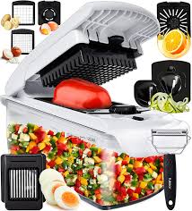 Want to finish chopping tasks quickly and easily 🔪? Amazon Com Fullstar Vegetable Chopper Onion Chopper Dicer Peeler Food Chopper Salad Chopper Vegetable Cutter Vegetable Spiralizer Vegetable Slicer Zoodle Maker Lemon Squeezer Egg Separator Egg Slicer Kitchen Dining