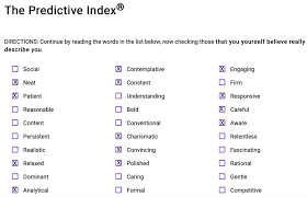 The pi cognitive assessment is designed with a series of questions that fall under one of three categories, numerical, verbal and abstract reasoning. How To Get The Score You Want On A Predictive Index Behavioral Assessment Careercloud