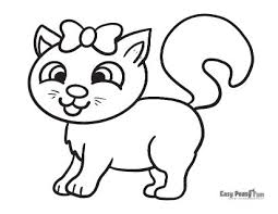 You can print or color them online at. Cat Coloring Pages Easy Peasy And Fun