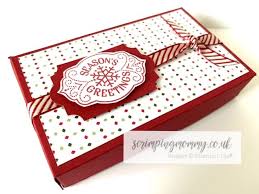 Demonstrator, sharing time saving tips when creating a set of cards. Scrimpingmommy