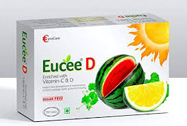 Eucee Chewable Vitamin D 5000 Iu Vitamin C 100 Mg Tablets For Bones Immunity Skincare Haircare 120 Tablet Chewable Vitamins Vitamin D 5000 Iu Vitamin C Tablets