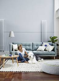 Blue Greys Are So On Trend Right Now We Love This Beautiful Room Painted In Dulux W Light Blue Couch Living Room Blue Couch Living Room Blue Sofas Living Room