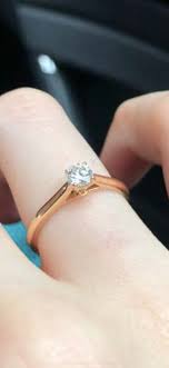 Cartier 1895 Solitaire Ring With 0 23 Carat Vvs1 Grade Diamond On Pink Gold Cartier Cartierring Cartier1895 Cartier Ring Solitaire Ring Rings