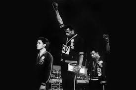 Competitors swim during the men's 4x200m freestyle relay swimming event, won by the us olympic team , on october 21, 1968 at the olympic. Five Decades On From Podium Salute 1968 Olympic 200m Medallists Smith Norman And Carlos Continue To Inspire World Athletics