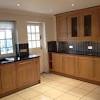 Flint grey high gloss kitchen | ideal home. 1