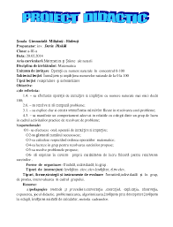 „cum este,a fost şi va fi aici pe pământ? tema proiectului: Doc Proiect Didactic InmulÈirea Èi ImpÄrÈirea Numerelor Naturale De La 0 La 100 Recapitulre Èi Sistematizre Pasaila Daria Academia Edu