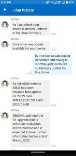 Android 10 Update Status Of Asus Zenfone Max Pro M1 And Max Pro M2 In 2020 Asus Zenfone Asus Weird Names