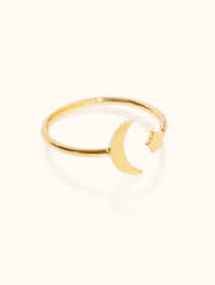 Product Details Care Gold Plated Over Brass Brass Copper Zinc Alloy Wipe Clean Imported Dimen Moon And Star Ring Modern Hoop Earrings Star Ring