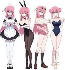 Multiple Bocchi Sets by @_CASTSTATION : rBocchiTheRock