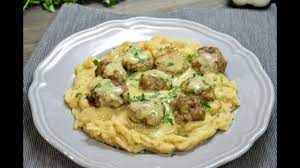 Swedish Meatballs With Mashed Potatoes Cooking Homemade Swedish Meatballs Cooking Cream