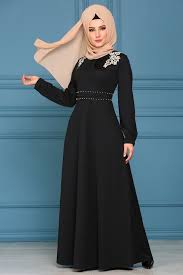 Elbise Gupur Ve Incili Elbise Pl866 S Siyah Colorful Dresses Street Hijab Fashion Burqa Designs